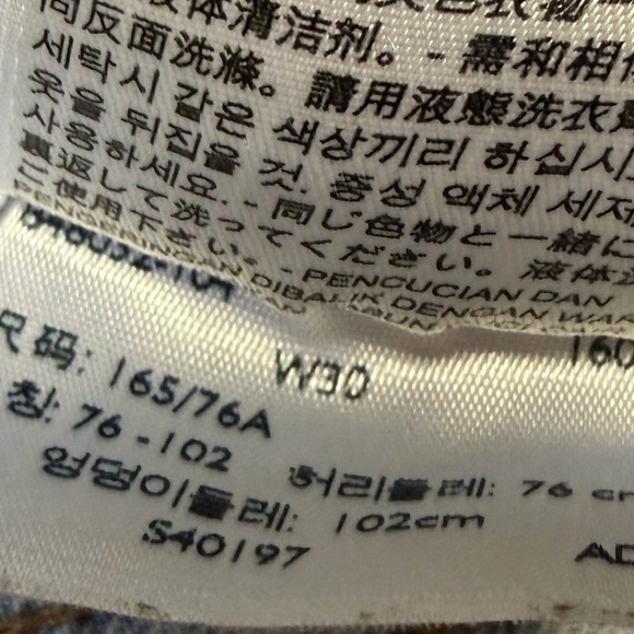 Levis 501 Premium Denim Shorts Women 30 Cutoff Frayed High Rise Button Fly Big E - Picture 9 of 10